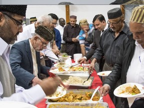 The Ahmadiyya Muslim community arranged an Iftar dinner Friday, June 23, 2017, inviting non-Muslims into Al-Hadi Mosque during the Islamic holy month of Ramadan.
