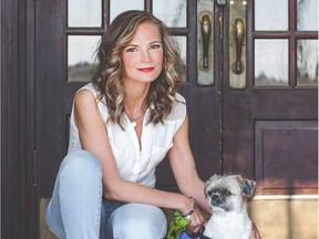 Martine Partridge's family shared a photo from August 2015 of Partridge posing with her dog, Henry. Partridge died on May 21, 2017, at age 39. She chose to access medical aid in dying after a fight against a terminal cancer.