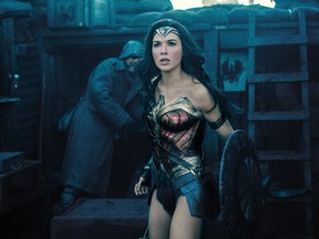 Gal Gadot as Wonder Woman in the new film, which opened Friday in Edmonton.