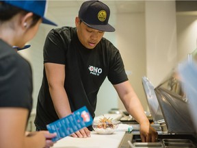 Edmonton chef Lawrence Hui has opened a new quick service restaurant on downtown's 104 St. called Ono Poke.