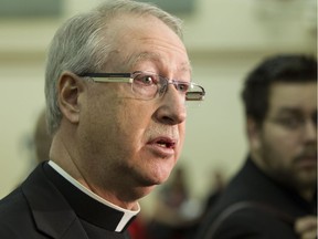 Archbishop Richard Smith of the Catholic Archdiocese of Edmonton.
