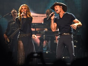 Tim McGraw and Faith Hill in concert at Rogers Place in Edmonton, June 3, 2017.