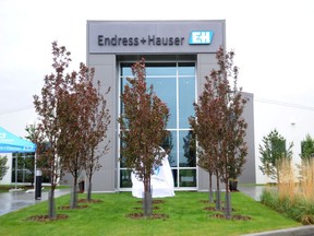 Endress+Hauser Canada's regional sales and service centre at 9045 22 Ave. SW in Edmonton, officially opened on June 2, 2017, and includes a training facility expected to be used by hundreds of people annually.