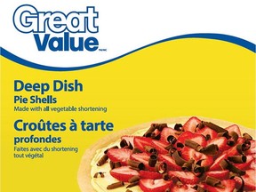 Edmonton's Harlan Bakeries has recalled Great Value deep-dish pie shells and other products due to possible E.coli contamination.