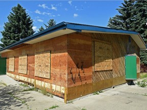 Oliver Community League has decided to demolish its current hall, shown on July 13, 2017, and build a new one due to rot that was discovered underneath.