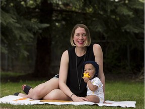 Julia Lipscombe and her son, Indy.