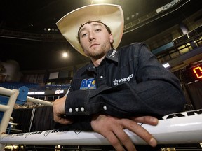 rodeo

Bull Rider Jordan Hansen poses for a photo prior to the start of the K-Days Rodeo at Northlands Coliseum, in Edmonton Friday July 21, 2017. Photo by David Bloom

rodeo Full Full contract in place
David Bloom, Postmedia