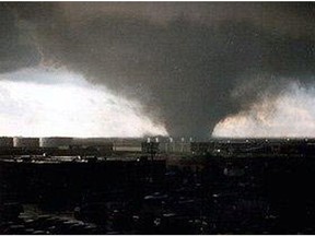 The Black Friday tornado rips up the city on July 31, 1987.