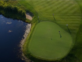 The No. 11 hole at Blackhawk Golf Club is considered among the best in Edmonton.