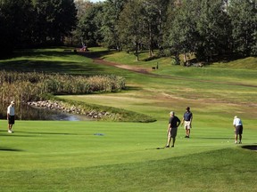 The 7th hole at the Belvedere Golf and Country Club in Edmonton.