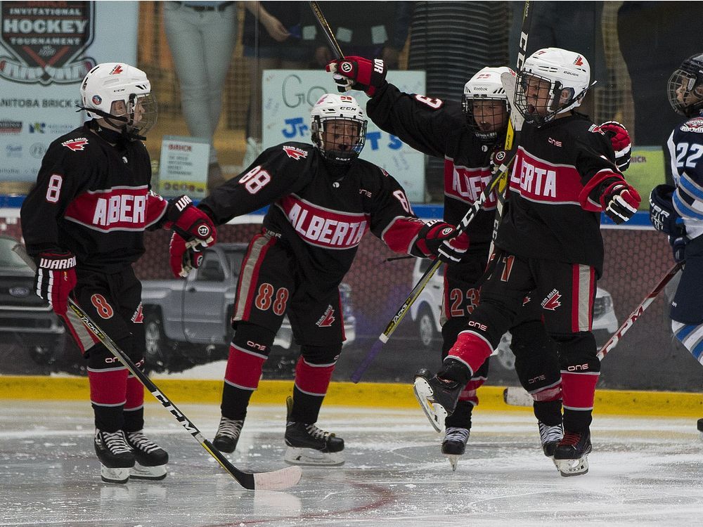 Photos Brick Invitational Hockey Tournament opening day Edmonton Journal