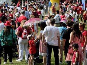 Thousands of people enjoyed the Canada Day celebrations at the Alberta LegislatUre on July 1, 2017. (PHOTO BY LARRY WONG/POSTMEDIA) For a Dustin Cook story running July 2, 2017.
Larry Wong, POSTMEDIA NETWORK