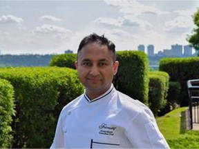 Mridul Bhatt is the new executive chef at the Fairmont Hotel Macdonald.