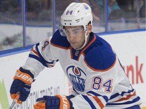Edmonton Oilers prospect Joey Laleggia in September 2015.