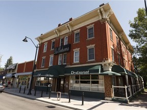 The Gibbard Block building that houses La Boheme restaurant in the Highlands neighbourhood on Friday, July 7, 2017. The city is discussing designating it as a historic building.