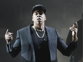 In this Nov. 4, 2016 file photo, Jay-Z performs during a campaign rally for Democratic presidential candidate Hillary Clinton in Cleveland. (AP Photo/Matt Rourke, File)