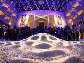 Gary James Joynes' Ouroboros at city hall was one of the standout works at Nuit Blanche in 2015.