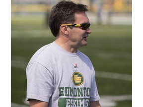 Edmonton Eskimos equipment manager Dwayne Mandrusiak.