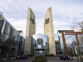 The exterior of MacEwan University.