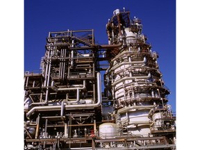 Shell's Scotford Upgrader northeast of Edmonton uses methane as part of the process to produce hydrogen needed to upgrade bitumen.
