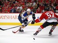 Ty Rattie in action with St. Louis Blues.