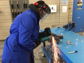 The reconstruction in Fort McMurray has created opportunities for young workers training in the trades.