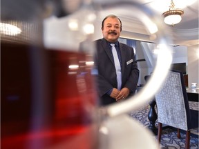 Tea sommelier Carlos Hernandez guides guests through numerous tea tastings during the Hotel Macdonald's new Royal Tea and Tour.