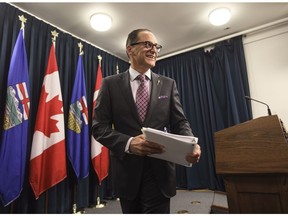 Alberta Finance Minister Joe Ceci revealed the administrative costs of the carbon tax at a committee meeting in the legislature last April, according to Hansard.