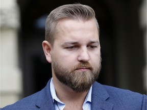 MLA Derek Fildebrandt, announcing he will not be running for the United Conservative Party leadership in Calgary on Aug. 8, 2017, resigned from the party's caucus on Tuesday, Aug. 15, 2017.