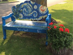 Colourful benches have popped up around the Holyrood neighbourhood this summer, thanks to a program by the South East Edmonton Seniors Association.