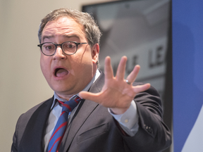 Ezra Levant took the stand in an Edmonton courtroom on March 9, 2021, to defend himself against defamation allegations brought by former Edmonton resident Farhan Chak.