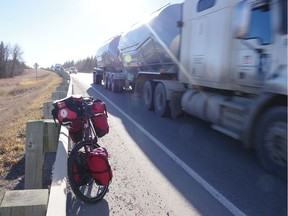 The Trans Canada Trail (Highway 22) near Cochrane.