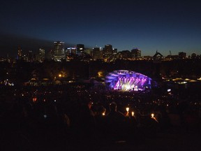 The mainstage during the Edmonton Folk Music Festival in Edmonton August 12, 2017.