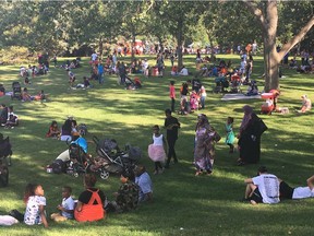 Sunday was unusually busy at the Servus Heritage Festival, but Hawrelak Park never felt claustrophobic.