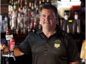 Gerry Harasci poses for a photo at Kelly's Pub in Edmonton on Aug. 2, 2017. Harasci is organizing the Spirit of Edmonton events to be held during the 2017 Grey Cup.