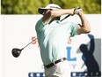 Kramer Hickok of Dallas, TX, plays in the Syncrude Oil Country Championship at Windermere Golf and Country Club in Edmonton on Thursday, August 3, 2017.