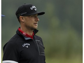 Jamie Sadlowski from St. Paul, Alberta, plays in the Syncrude Oil Country Championship at Windermere Golf and Country Club in Edmonton on Friday, August 4, 2017.