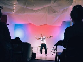 Lee Boyes in Leegion, Improv Macabre at Edmonton Fringe Festival 2017.