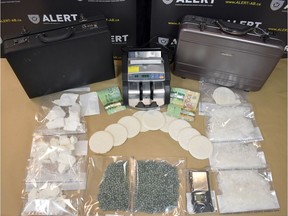 An ALERT investigation in Grande Prairie has resulted in a significant seizure of fentanyl, cocaine and methamphetamine. Nearly a quarter million dollars' worth of drugs were taken off the street, making this one of the city's largest drug seizures ever. ALERT