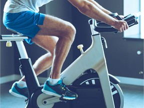 Exercising on a spin bike at home is one of the best ways to get fit if you don't like going to a fitness centre.