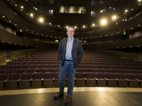 Allan Gilliland, dean of fine arts, in the Triffo Theatre in Allard Hall, the new MacEwan arts centre on Thursday, Aug. 31, 2017, in Edmonton.