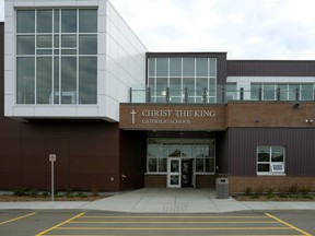 Just a year after it opened its doors, Christ the King Catholic School in northeast Edmonton is already full beyond its 750-student capacity.