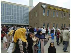 Thousands of people attended the Edmonton Eid al-Adha prayer service at the Al Rashid Mosque in Edmonton on Sept. 1, 2017. The mosque is a Ward 2 landmark.