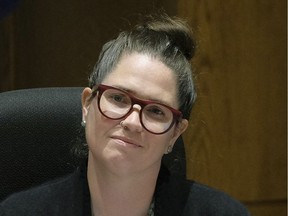 Edmonton public school board vice-chairwoman Bridget Stirling would like the school board to take an official position opposing P3 school builds.