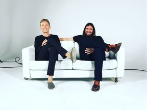The MInimalists -- Fields Millburn, left, and Ryan Nicodemus -- are coming to Myer Horowitz Theatre Sunday on their Less is Now tour.