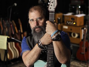 In this June 8, 2017, photo, Grammy-winning songwriter Steve Earle poses in a rehearsal studio in Nashville, Tenn. When Earle first arrived in Nashville from Austin in the '70s, he was the young gun among a group of veteran singer-songwriters. It was the beginning of the outlaw movement, which Earle attempts to revisit on his new record, "So You Wannabe An Outlaw."