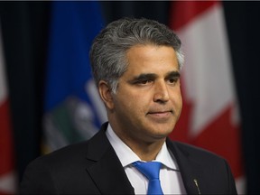 Community and Social Services Minister Irfan Sabir in a Postmedia file photo.