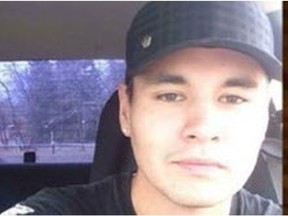 The trial into the shooting death of Blayne Burnstick began Monday in the Court of Queen's Bench in Edmonton. Edward Piche faces a second-degree murder charge in Burnstick's death.  Supplied