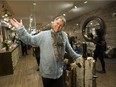 Shoe icon John Fluevog in his new store on Thursday, Sept. 21, 2017, in Edmonton.