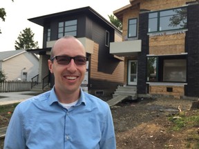 Coun. Andrew Knack built two skinny homes in West Jasper Place but had a hard time selling them. His situation illustrates the narrow market for this more expensive infill product.